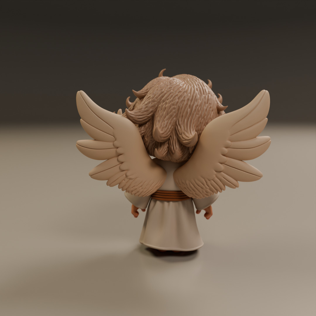 guardian angel 3D print model_11
