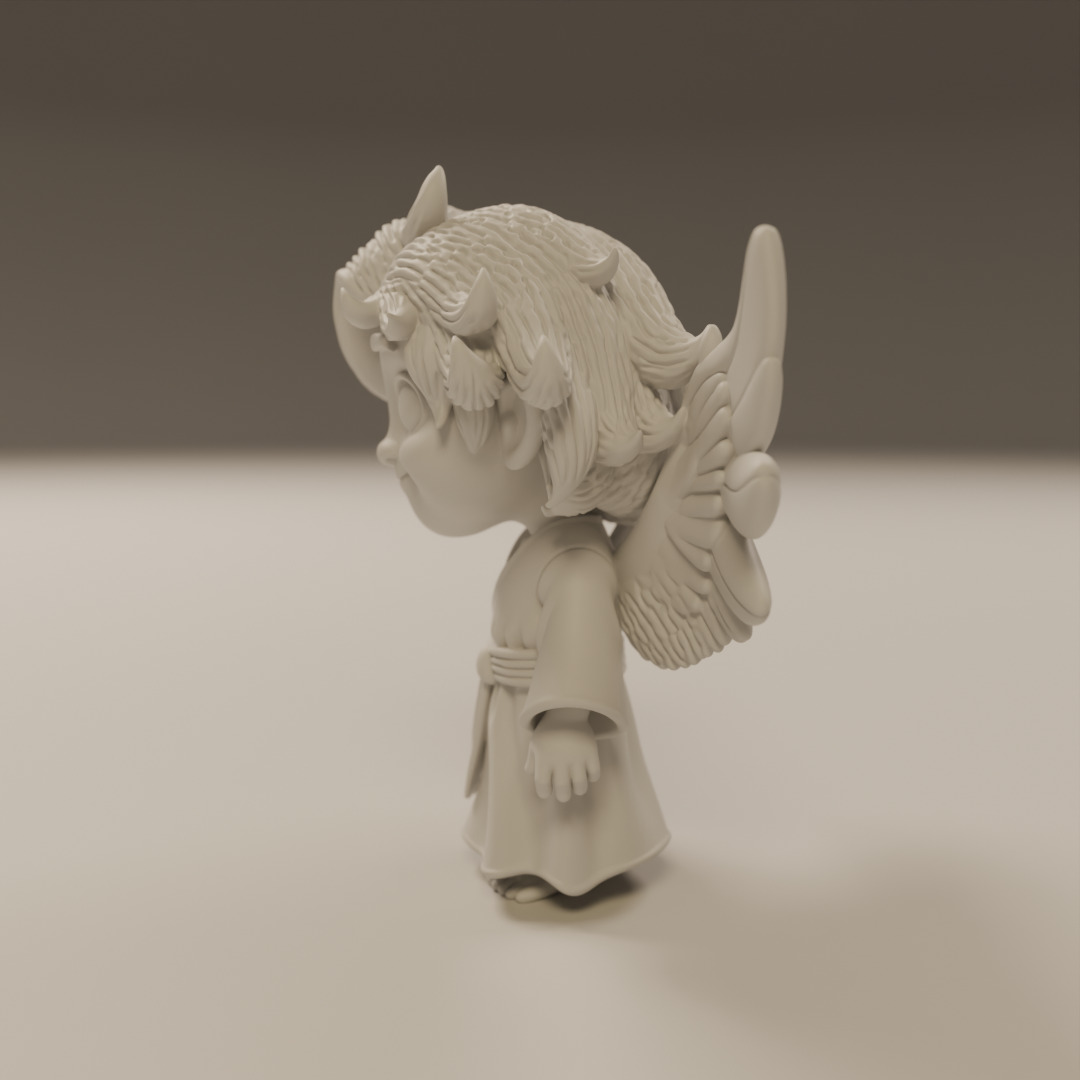 guardian angel 3D print model_2