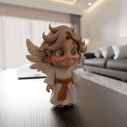 guardian angel 3D print model