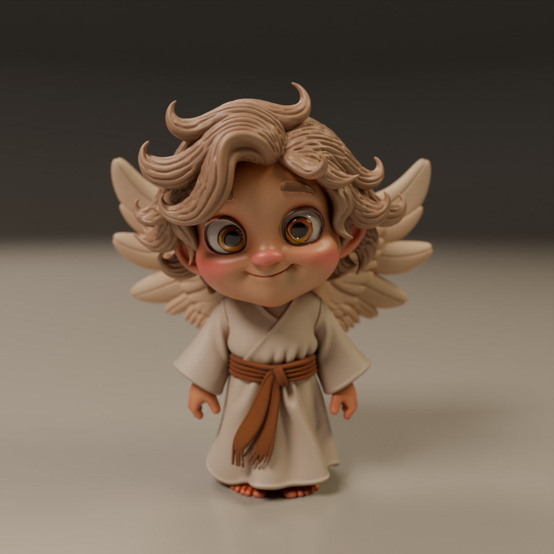 guardian angel 3D print model_16