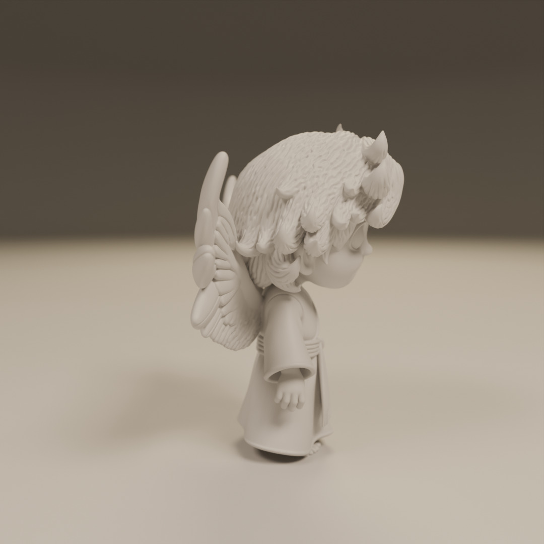 guardian angel 3D print model_1