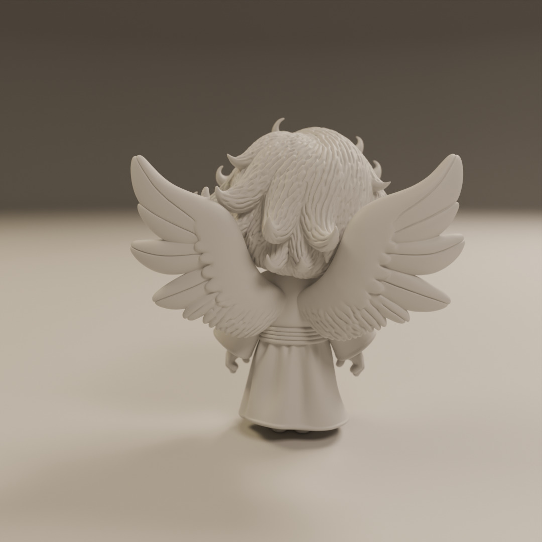 guardian angel 3D print model_3