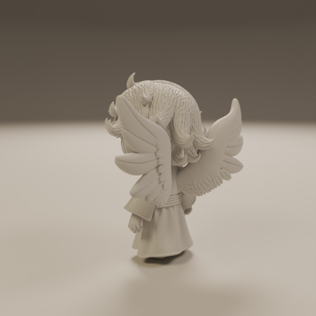 guardian angel 3D print model_6
