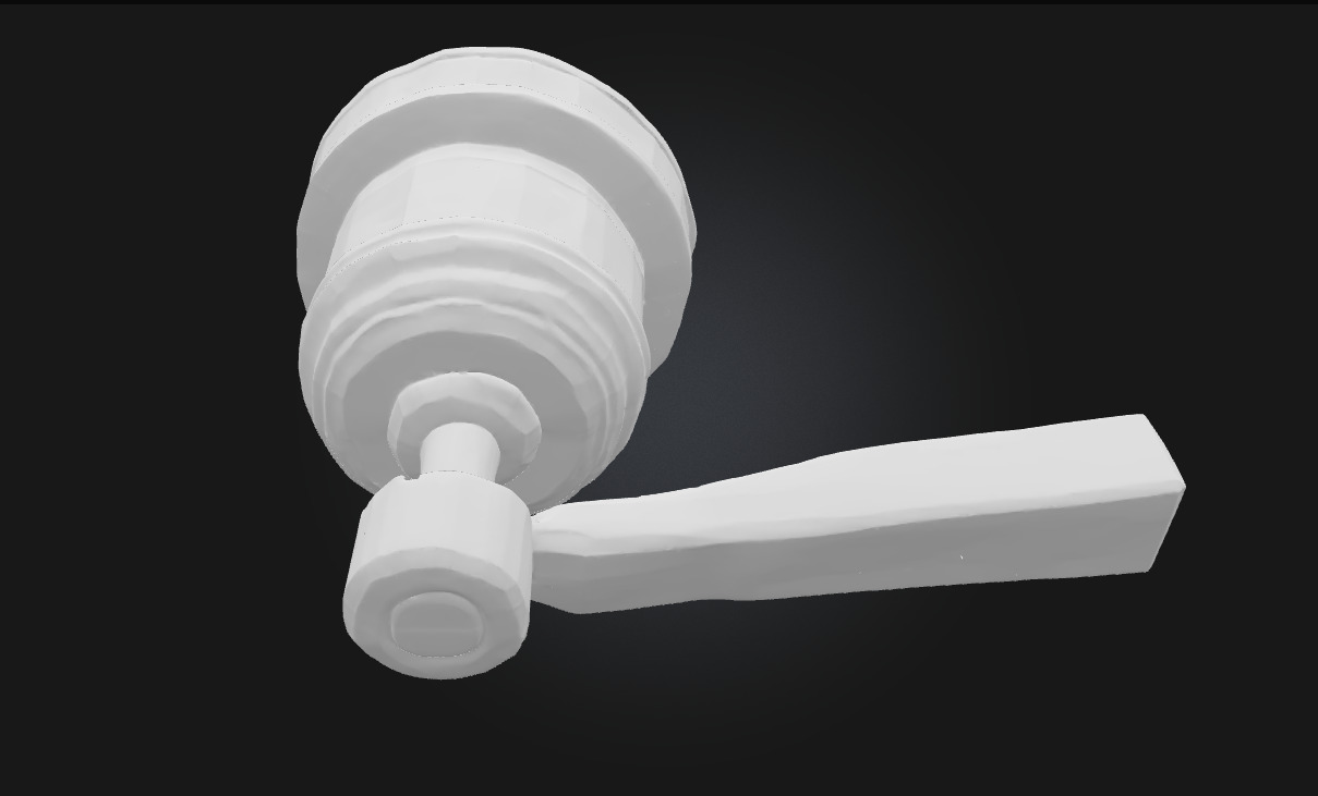 Gavel Majesty Symbolic Courtroom 3D model_6