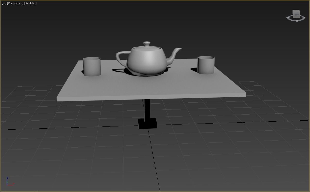 a table teapot on Free 3D model_0