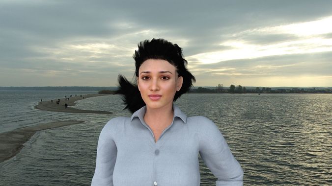 Girl 3d model woman 3D model