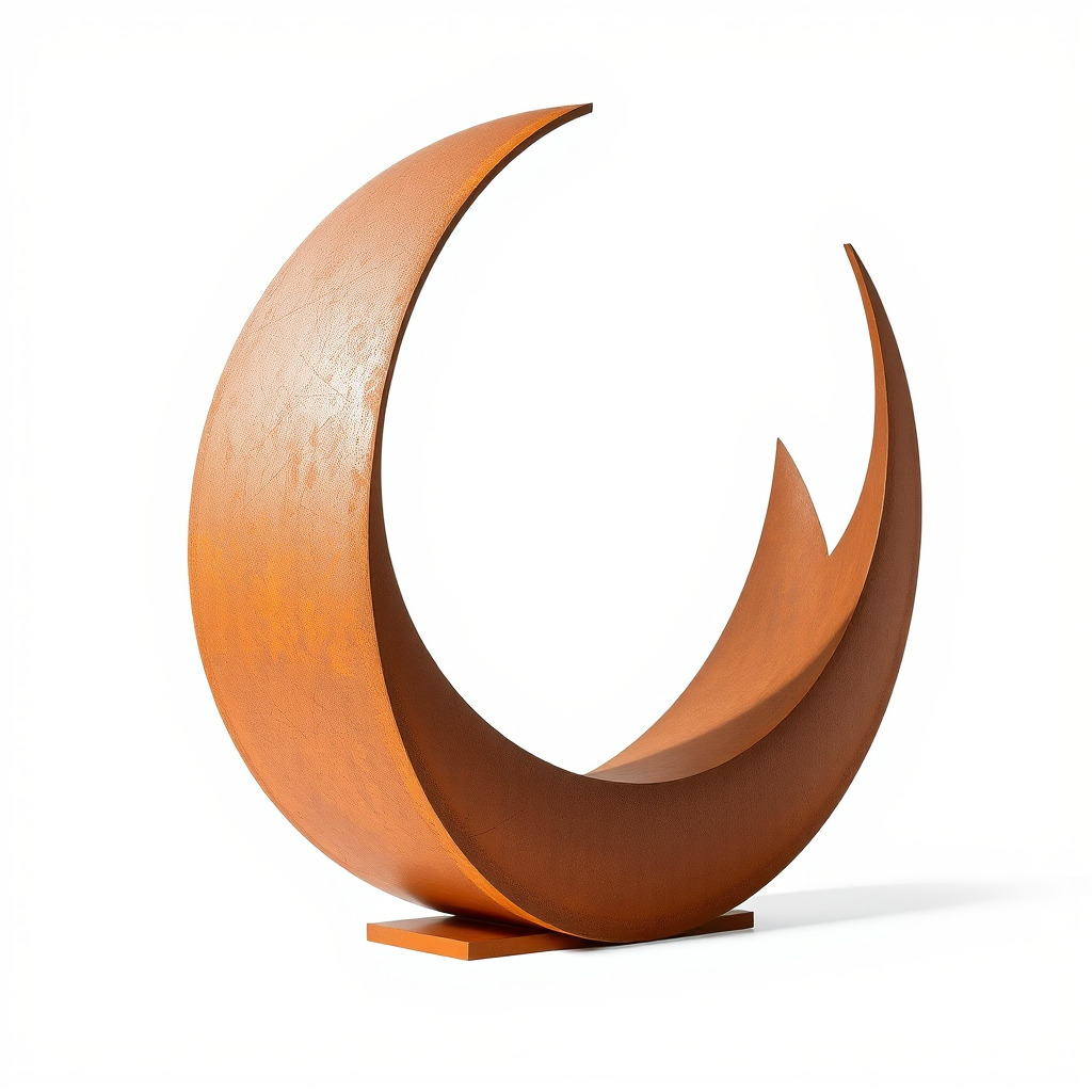 Abstract Metal Sculpture Model Pack Low-poly 3D model_2