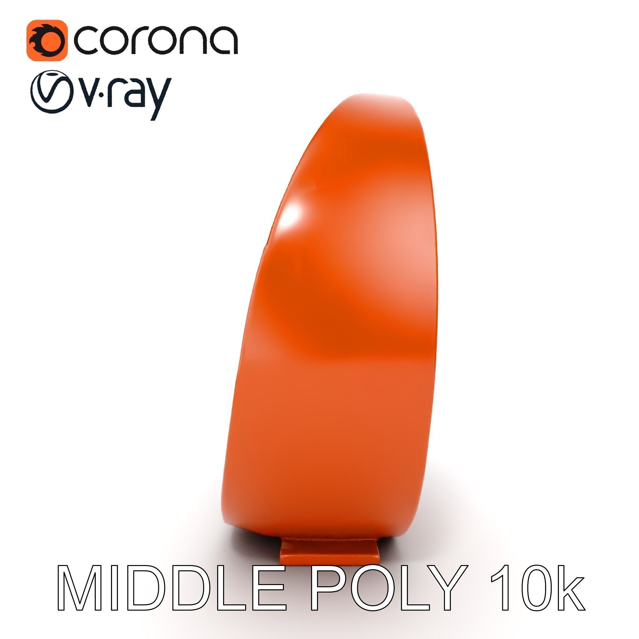 Abstract Metal Sculpture Model Pack Low-poly 3D model_8