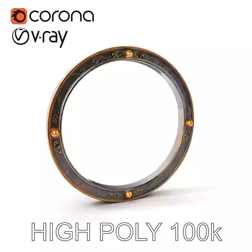 Ornate Decorated Ring Model Pack