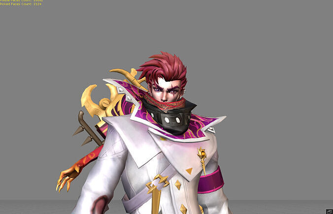 Granger Exorcist  Low-poly 3D model
