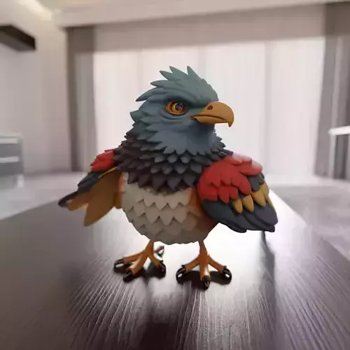 kingfisher 3D print model