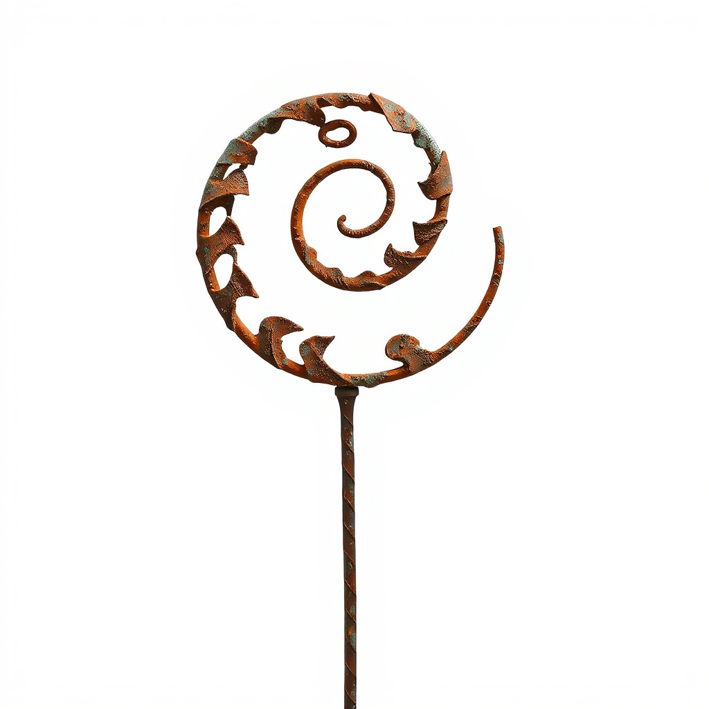 Ornate Spiral Iron Fence Topper Model Pack Low-poly 3D model_2