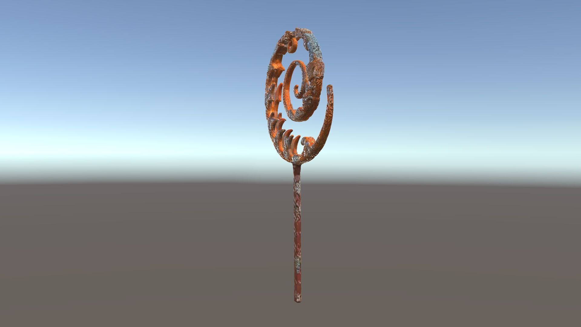 Ornate Spiral Iron Fence Topper Model Pack Low-poly 3D model_33