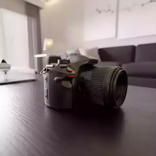 photo camera 3D print model