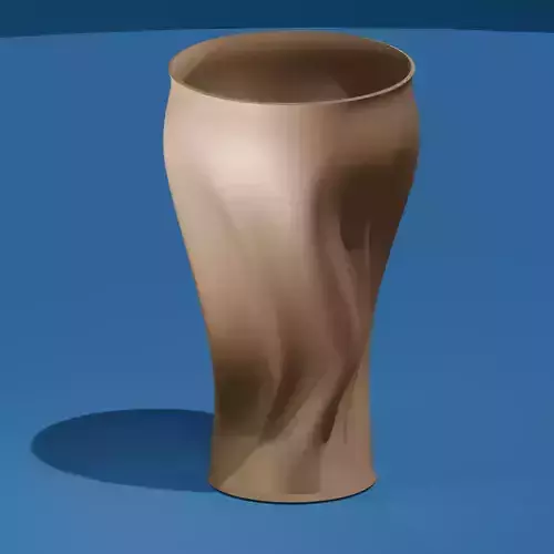 Twisted Wavy Vase