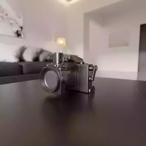 old photo camera 3D print model