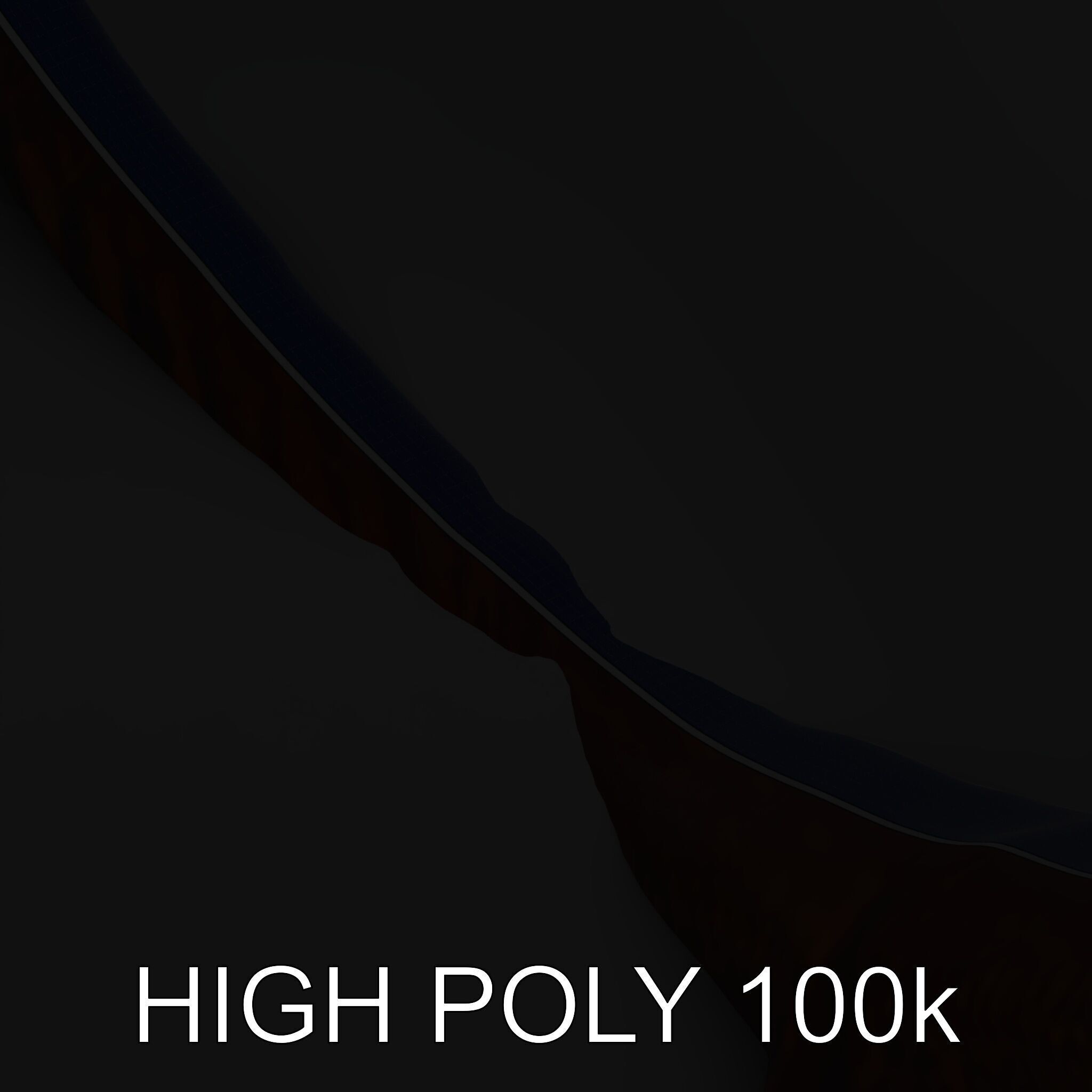 Rustic Spiral Sculpture model pack Low-poly 3D model_29