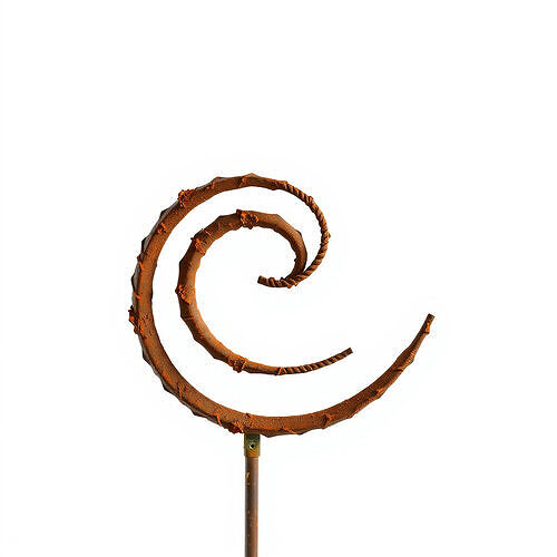 Rustic Spiral Sculpture model pack Low-poly 3D model