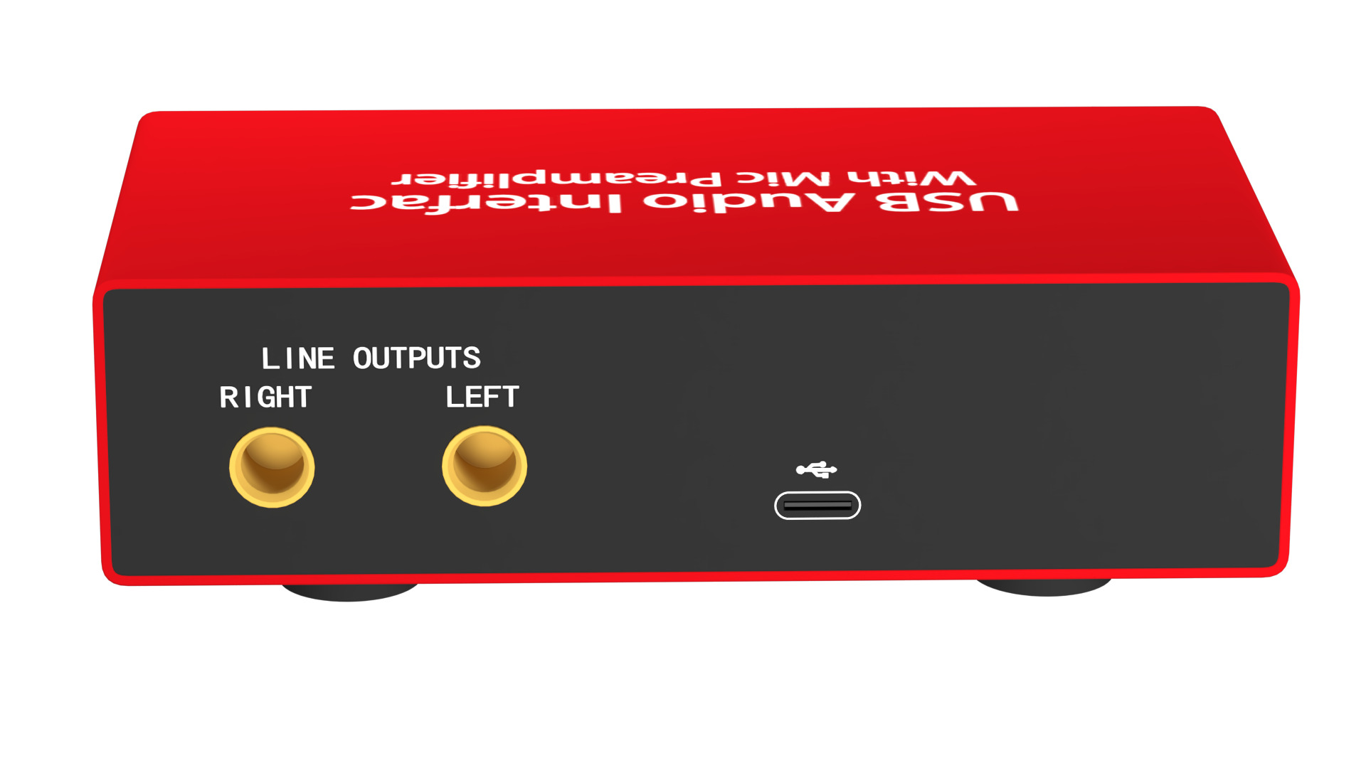 USB Audio Interface 3D model_6