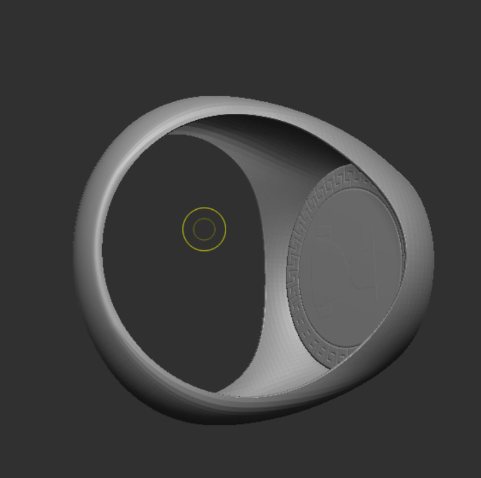 ANILLO DE GADUACION 3D print model_2