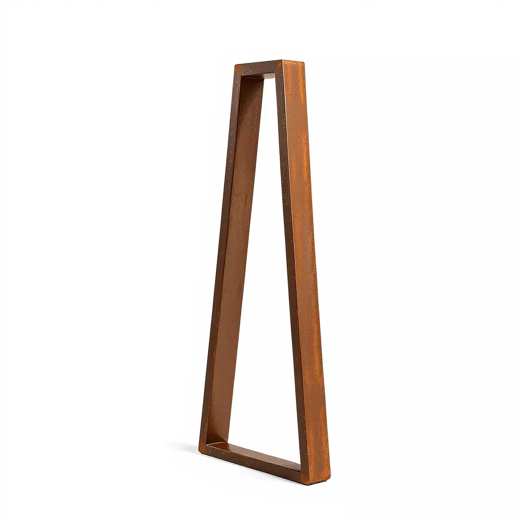 Rustic Industrial Metal Aframe Table Leg Model Pack Low-poly 3D model_0