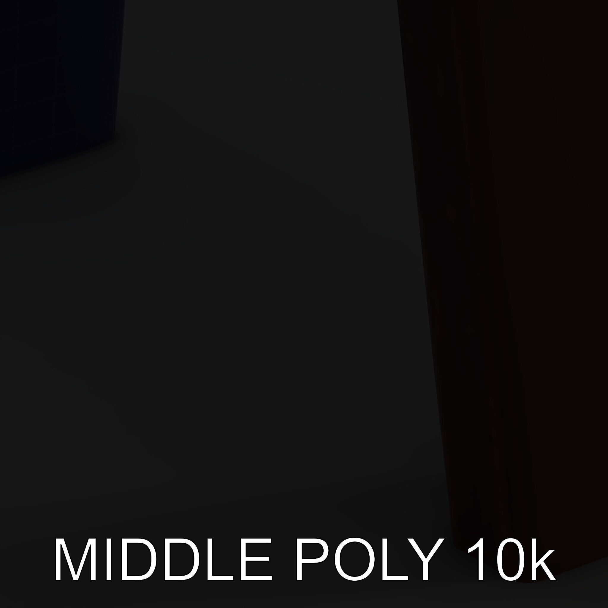 Rustic Industrial Metal Aframe Table Leg Model Pack Low-poly 3D model_22