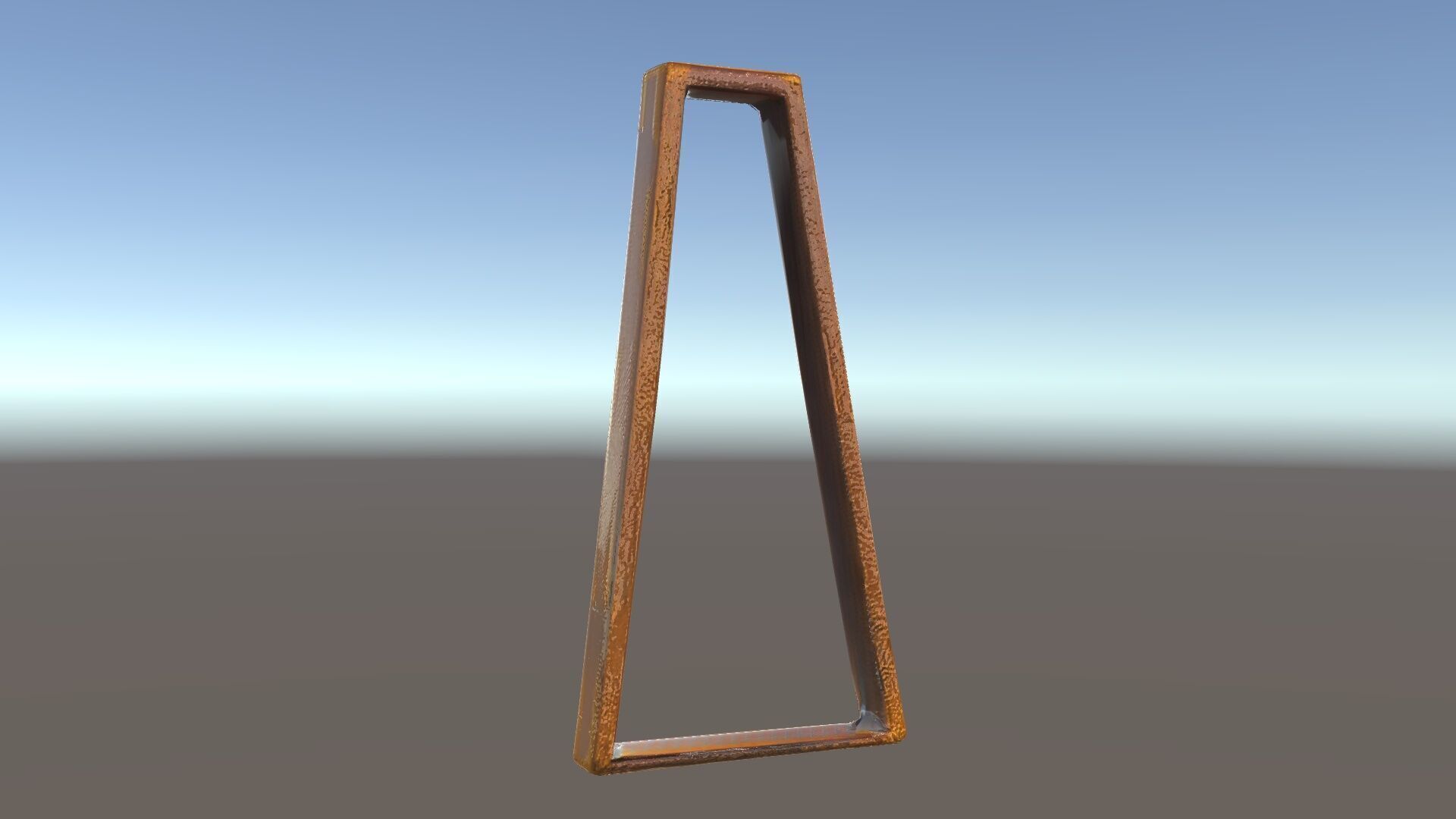 Rustic Industrial Metal Aframe Table Leg Model Pack Low-poly 3D model_34