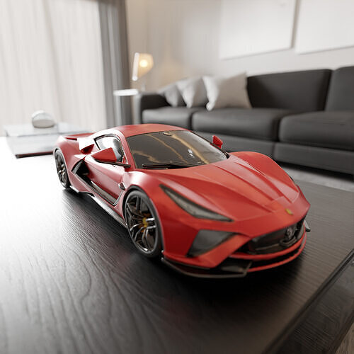 super sports 3D print model