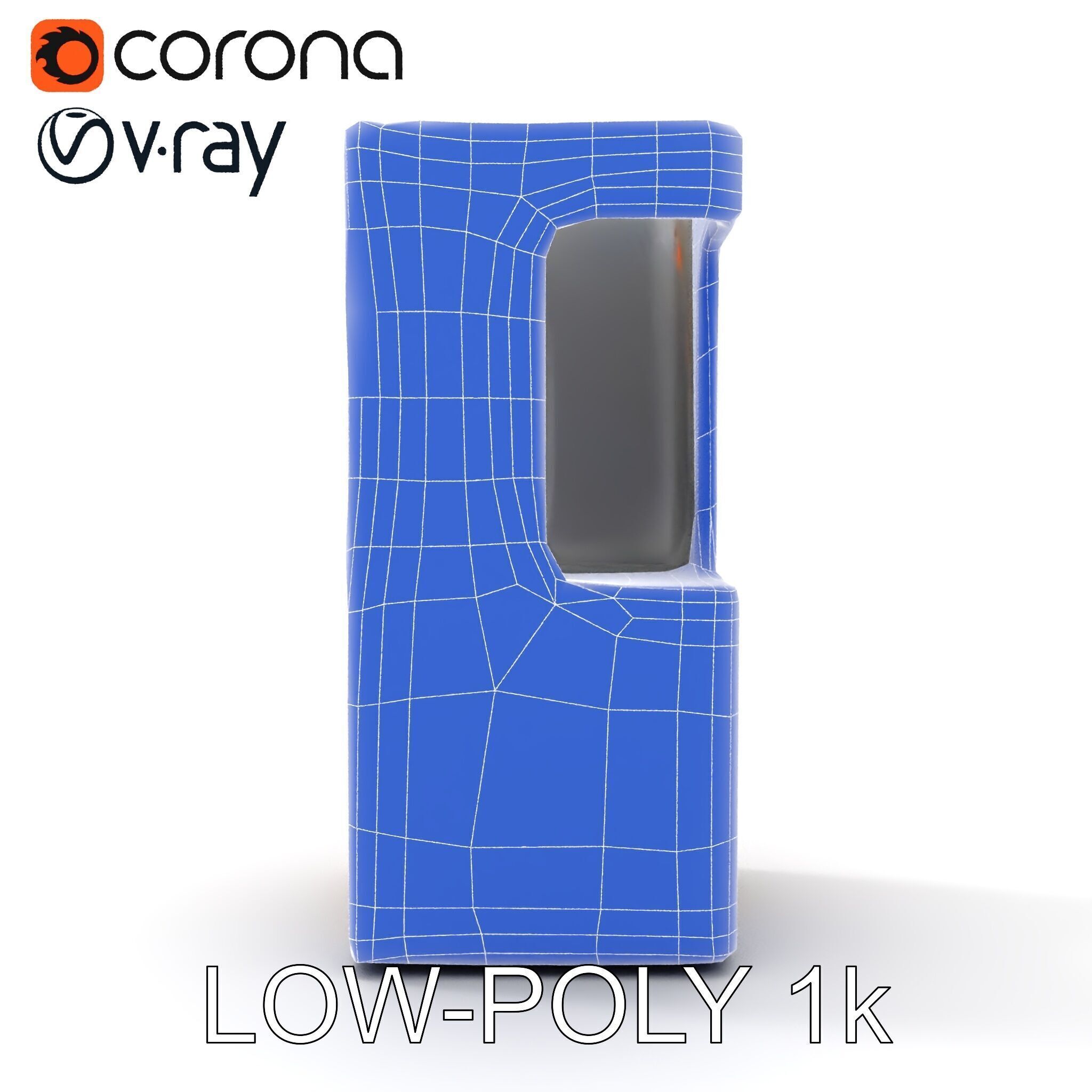 Modern Industrial Rusty Block Model Pack Low-poly 3D model_28