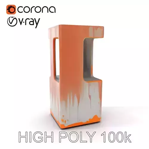 Modern Industrial Rusty Block Model Pack