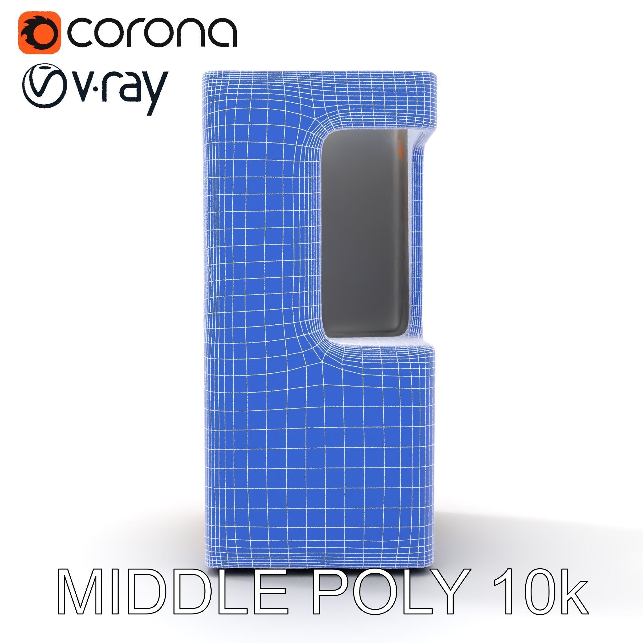 Modern Industrial Rusty Block Model Pack Low-poly 3D model_27