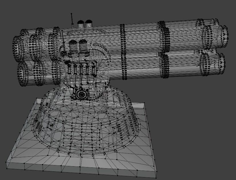 TD Tower 006 Missile Launcher Low-poly 3D model_11