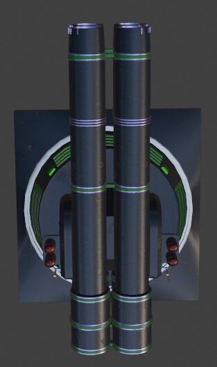 TD Tower 006 Missile Launcher Low-poly 3D model_8