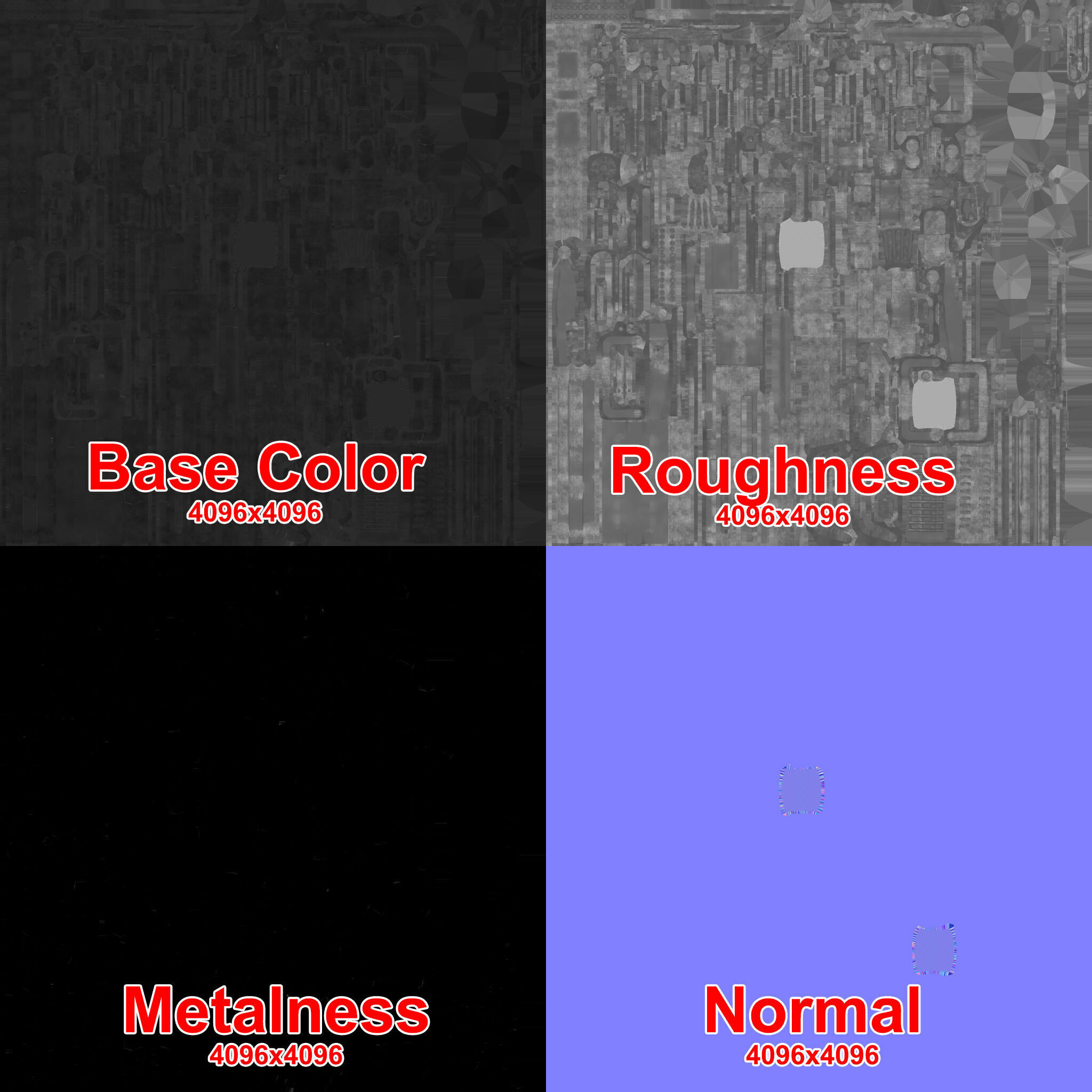 Machine Gun M-60D With Helicopter Mount Low-poly 3D model_17