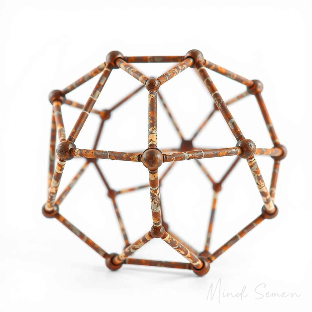 Geometric Metal Framework Model Pack Low-poly 3D model_2