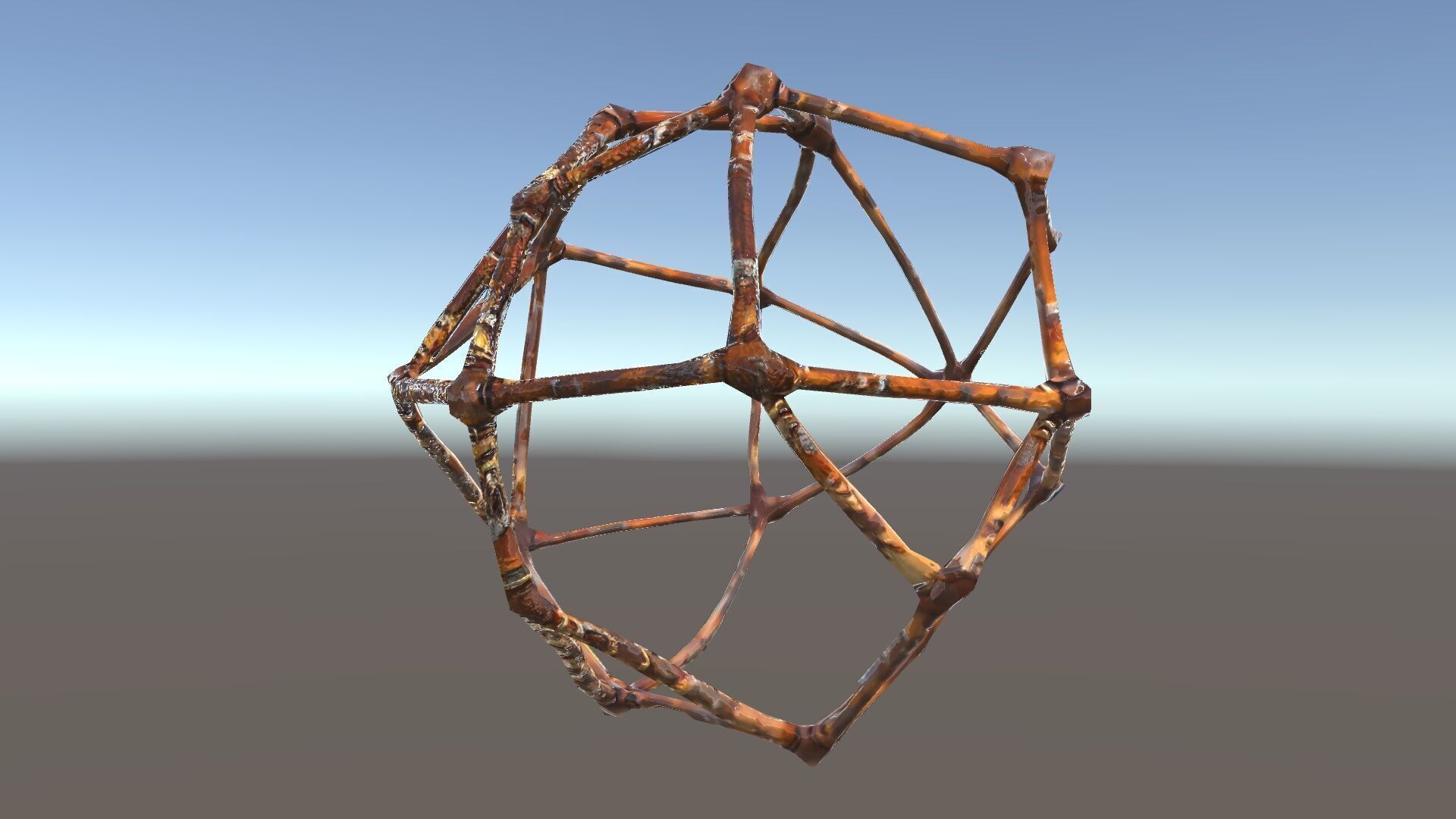 Geometric Metal Framework Model Pack Low-poly 3D model_34