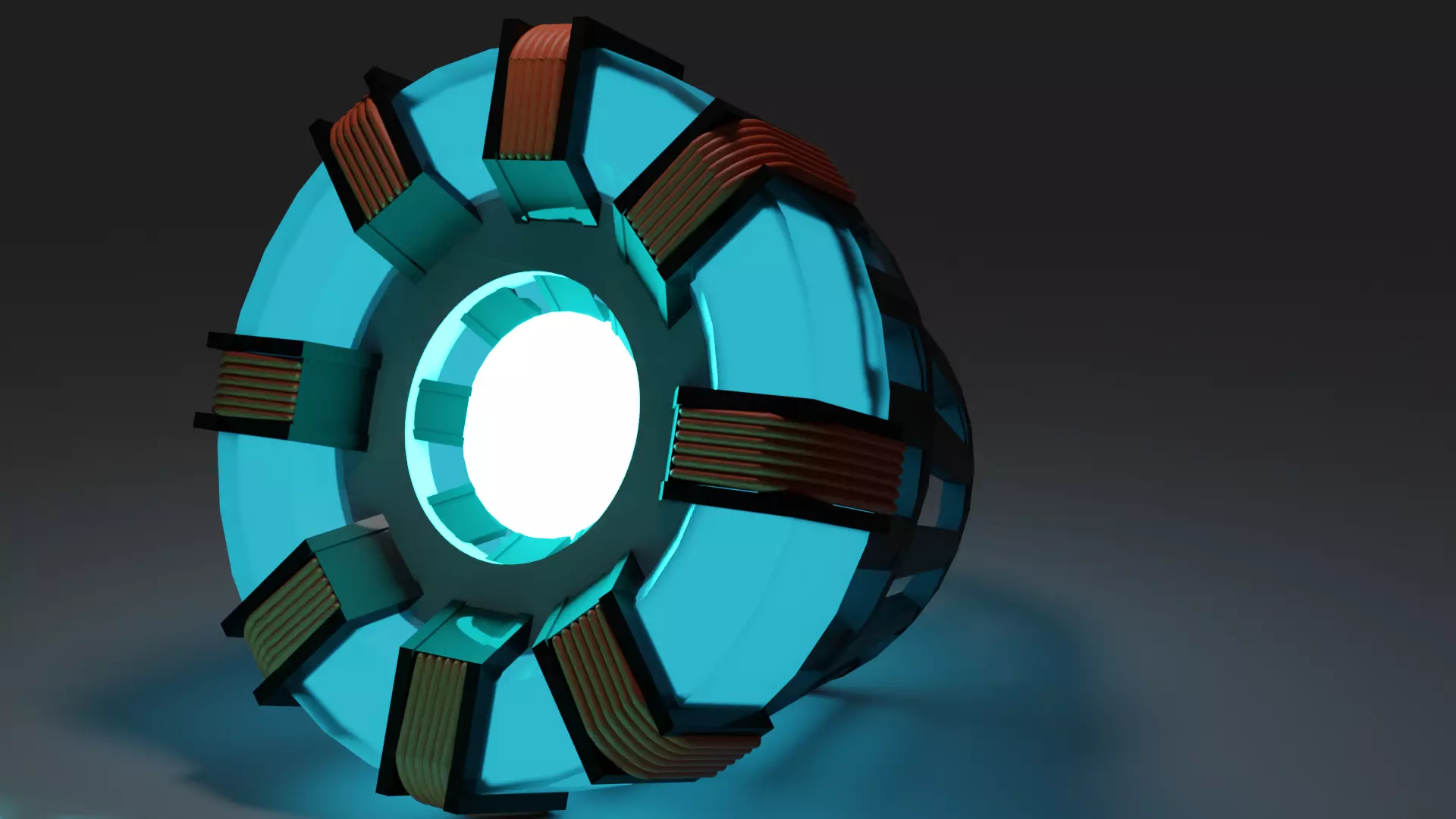 Iron Man Arc Reactor - Stylized 3D Model Low-poly 3D model