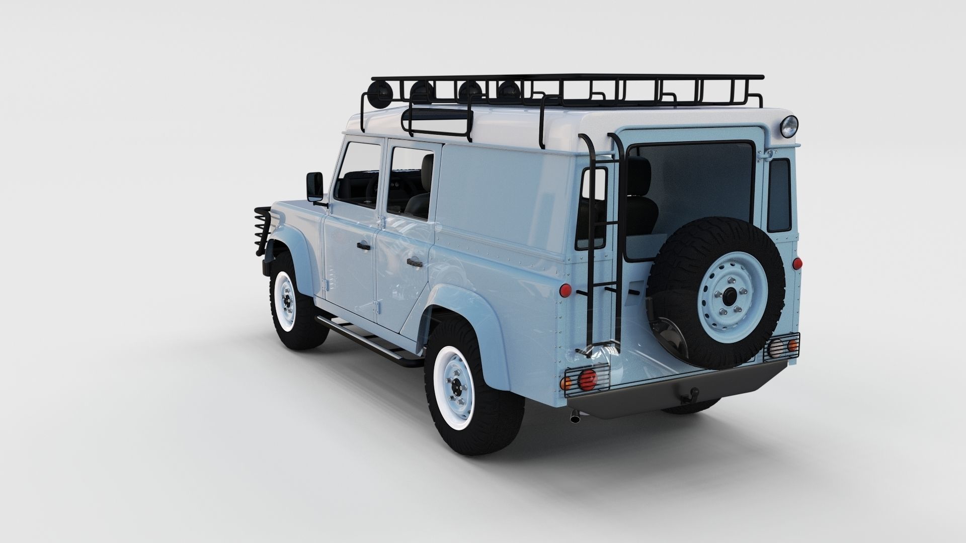 Full Land Rover Defender 110 Utility Station Wagon rev 3D model_3