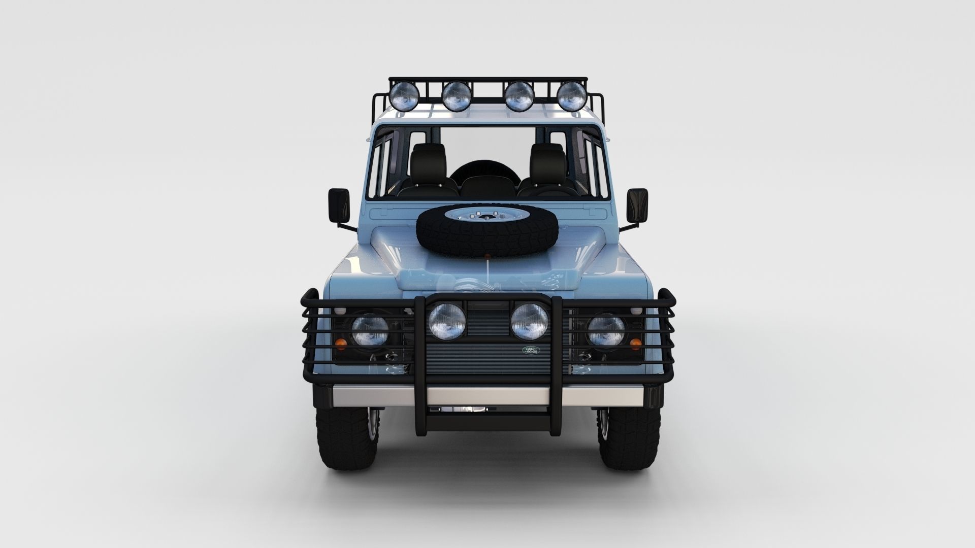 Full Land Rover Defender 110 Utility Station Wagon rev 3D model_53