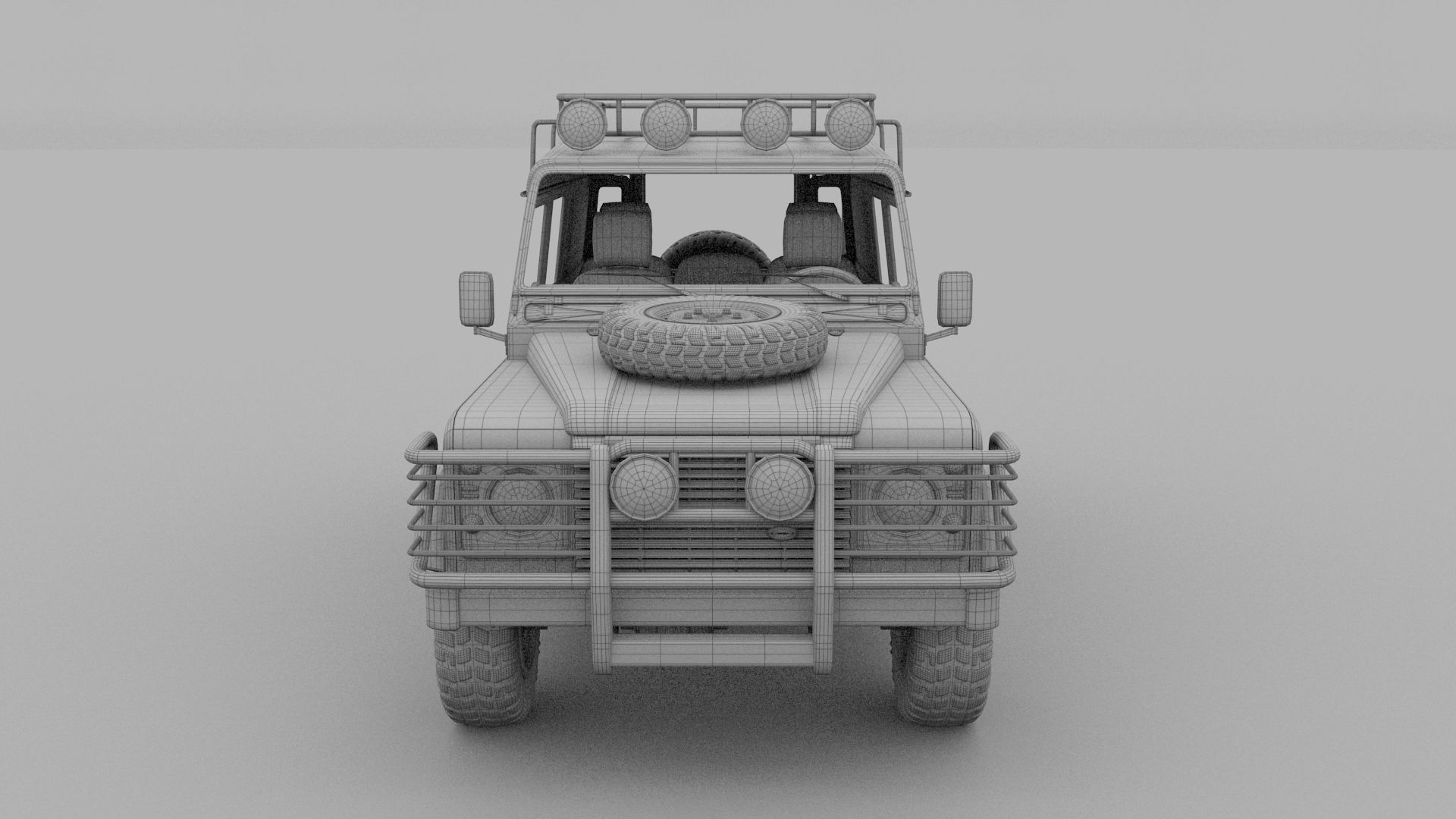 Full Land Rover Defender 110 Utility Station Wagon rev 3D model_79