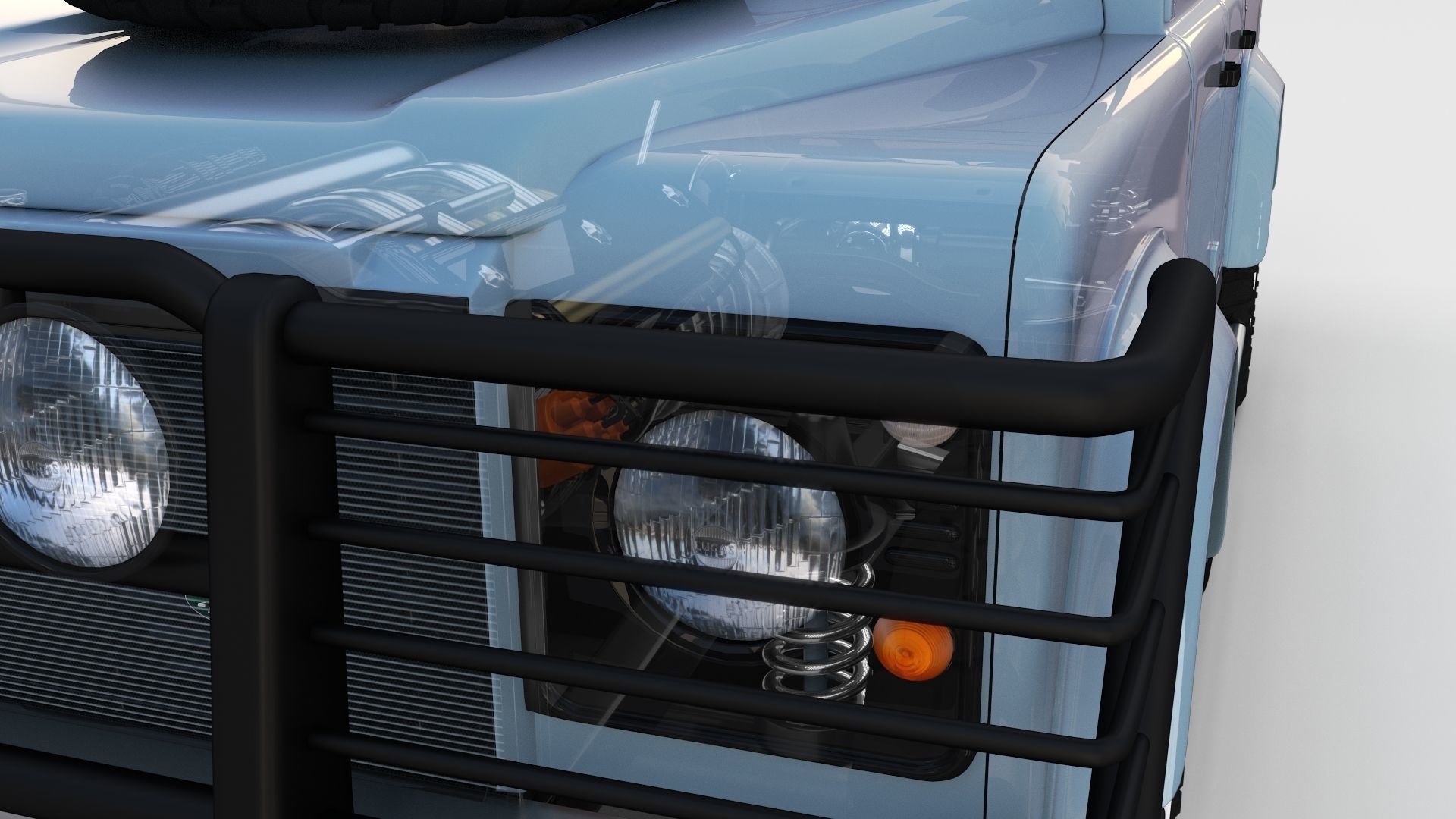 Full Land Rover Defender 110 Utility Station Wagon rev 3D model_66