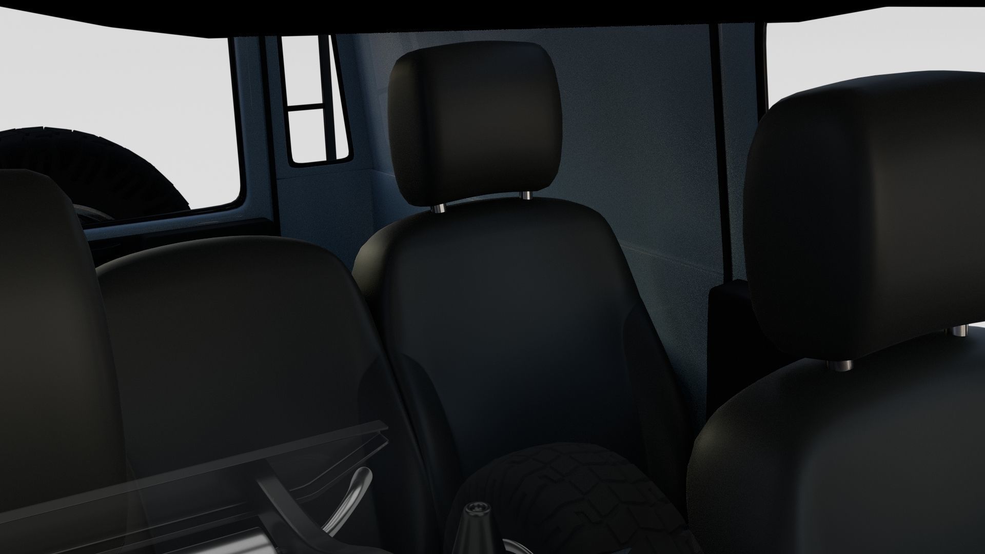 Full Land Rover Defender 110 Utility Station Wagon rev 3D model_88