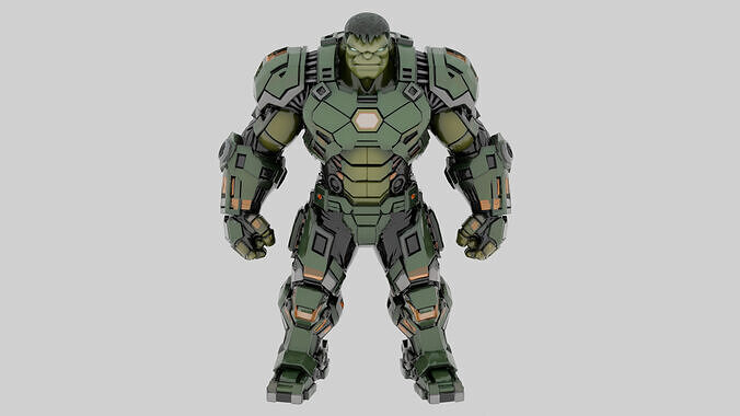 Futuristic Juggernaut Iron Hulk 3D model