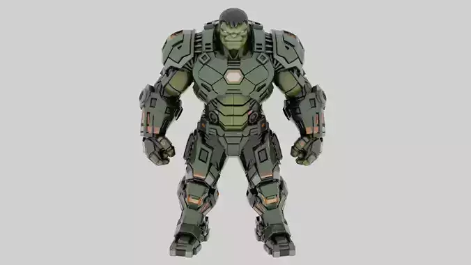 Futuristic Juggernaut Iron Hulk