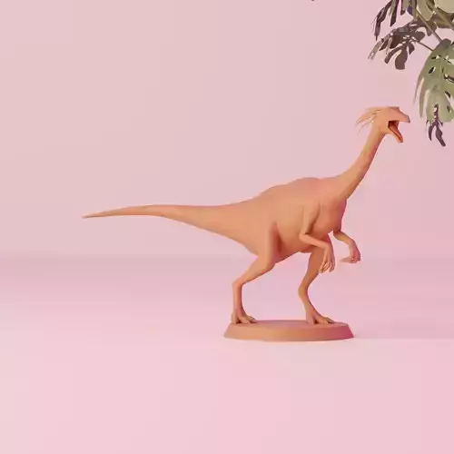  3D Printable Gallimimus Miniature