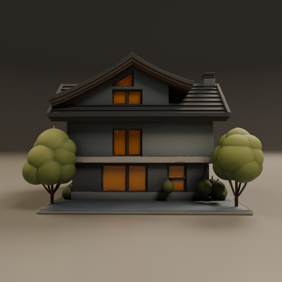 house model 3D print model_11