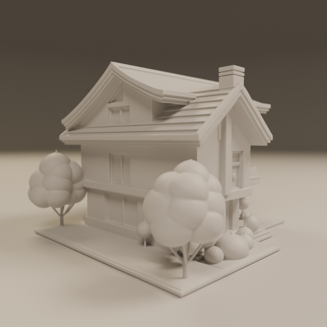 house model 3D print model_7