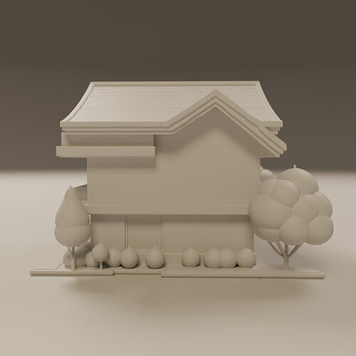 house model 3D print model 3