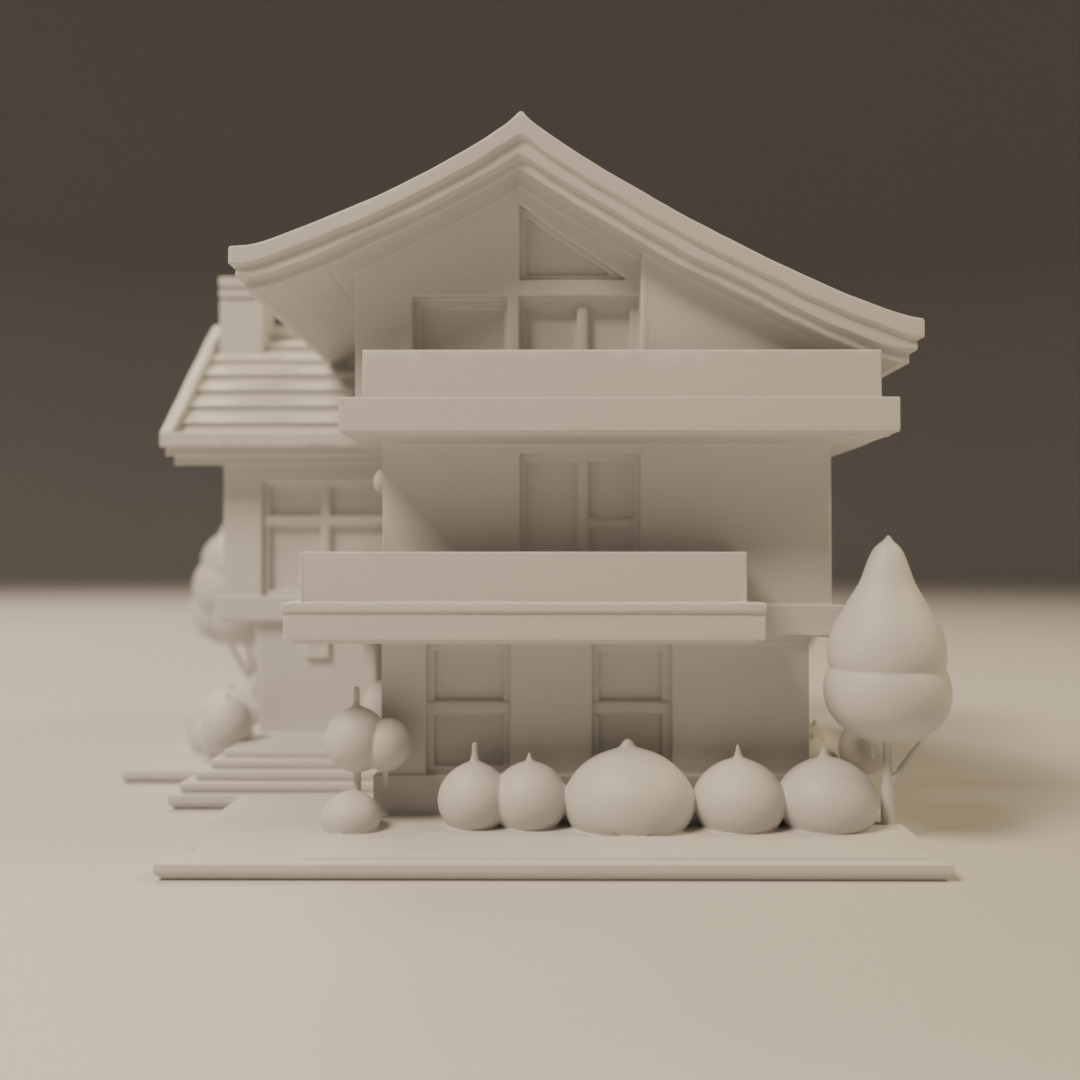 house model 3D print model_8