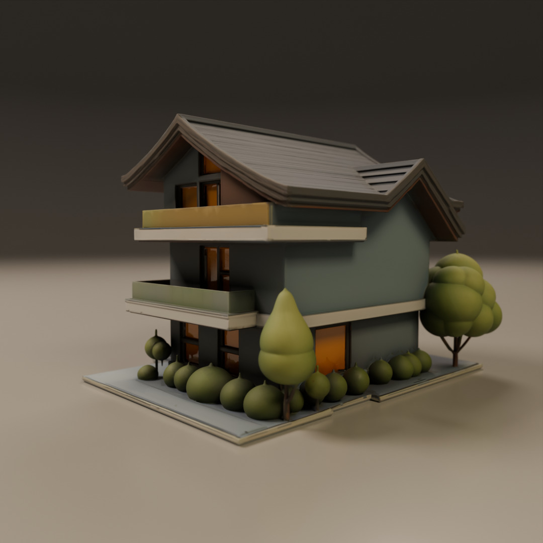 house model 3D print model_13